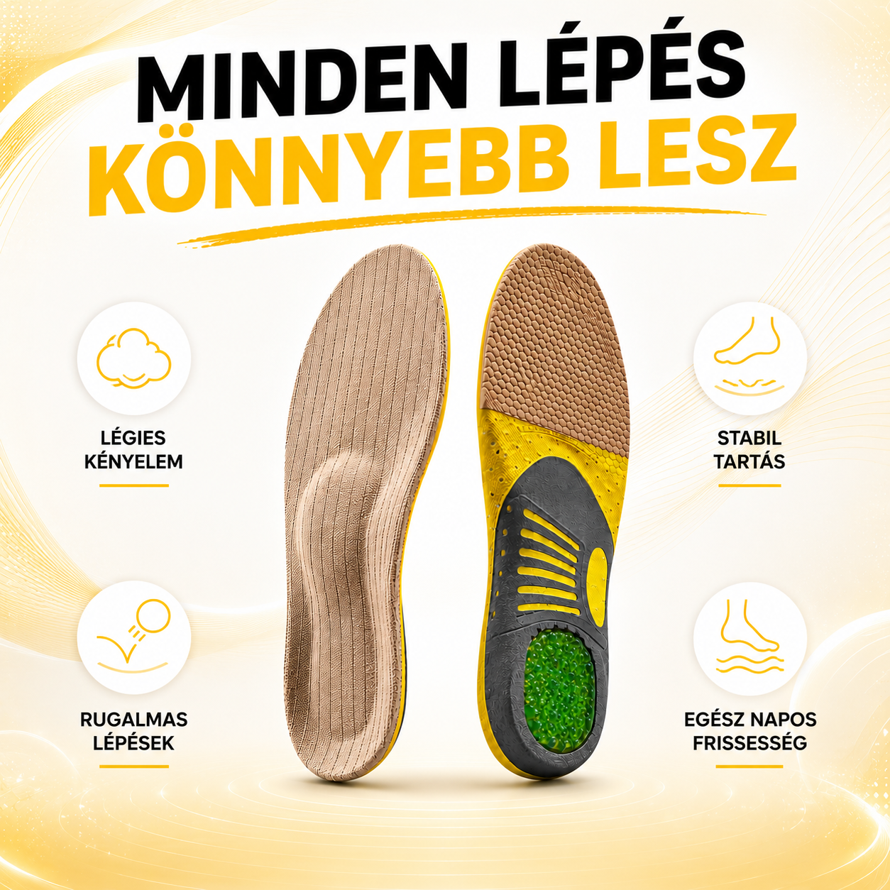 VitalTalp - Air lélegző antibakteriális talpbetét