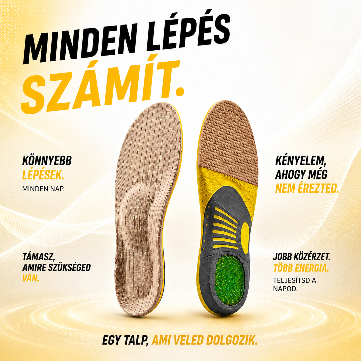 VitalTalp - Air lélegző antibakteriális talpbetét