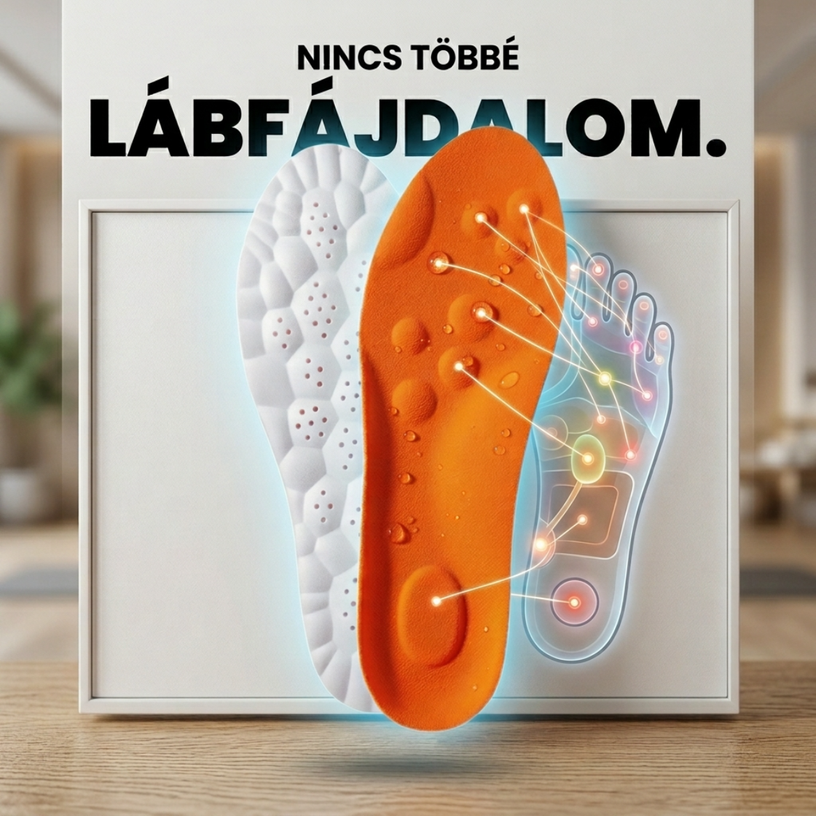 VitalTalp - Comfort memóriahabos masszázstalpbetét